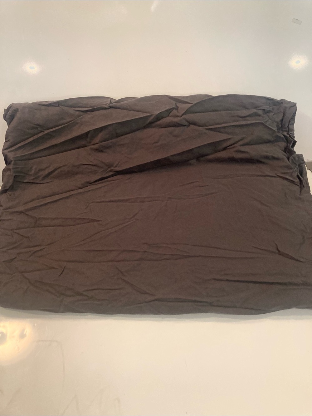 BROOKLINEN Linen Cotton Twin Twin/XL Duvet Cover BEDDING Gray New Button Closure